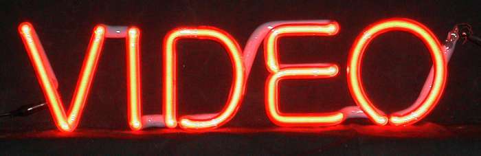VIDEO neon sign