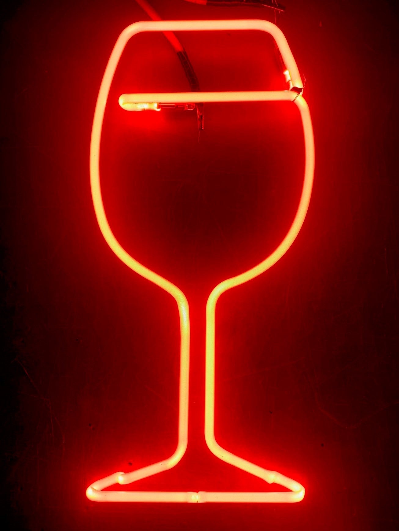 WINE GLASS neon sign