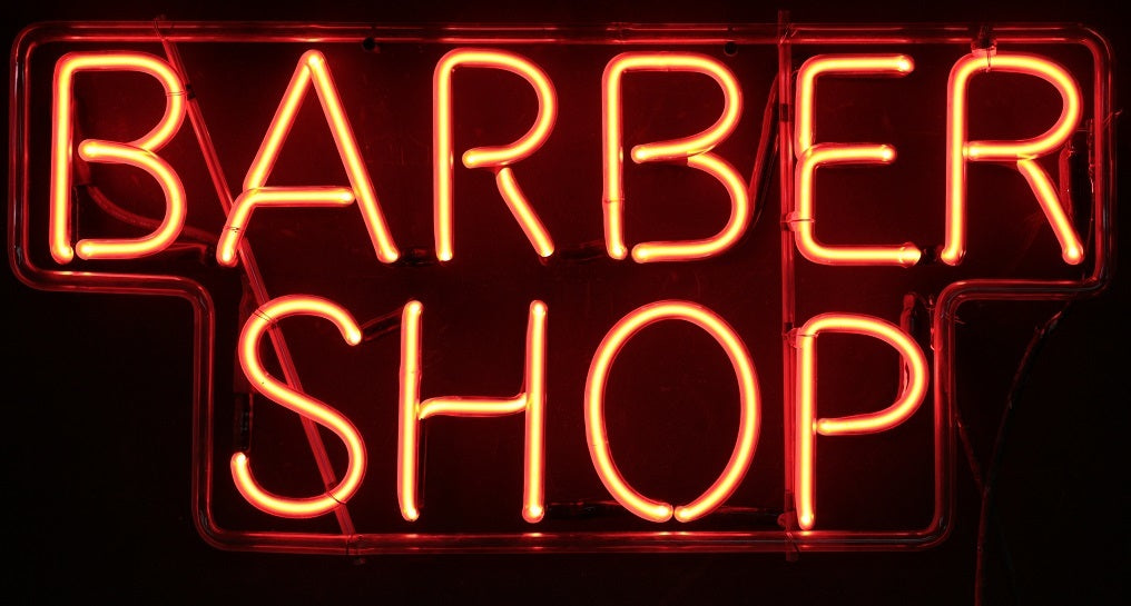 BARBER SHOP neon sign