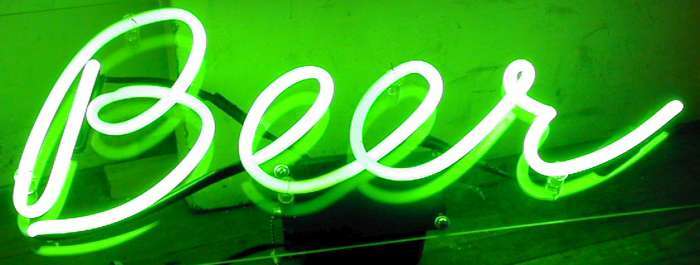 BEER neon sign