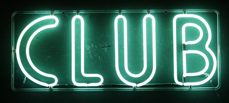 CLUB neon sign