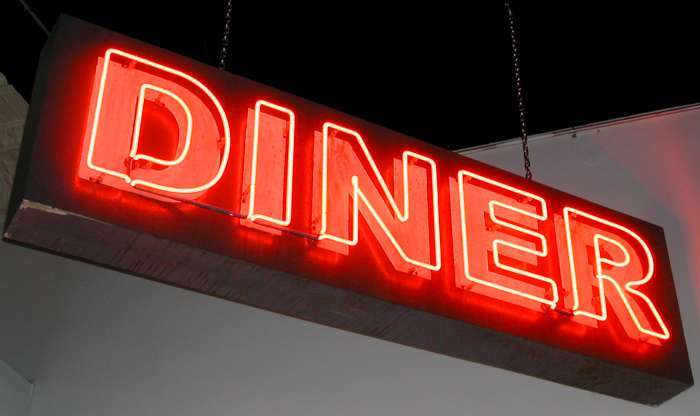DINER neon sign
