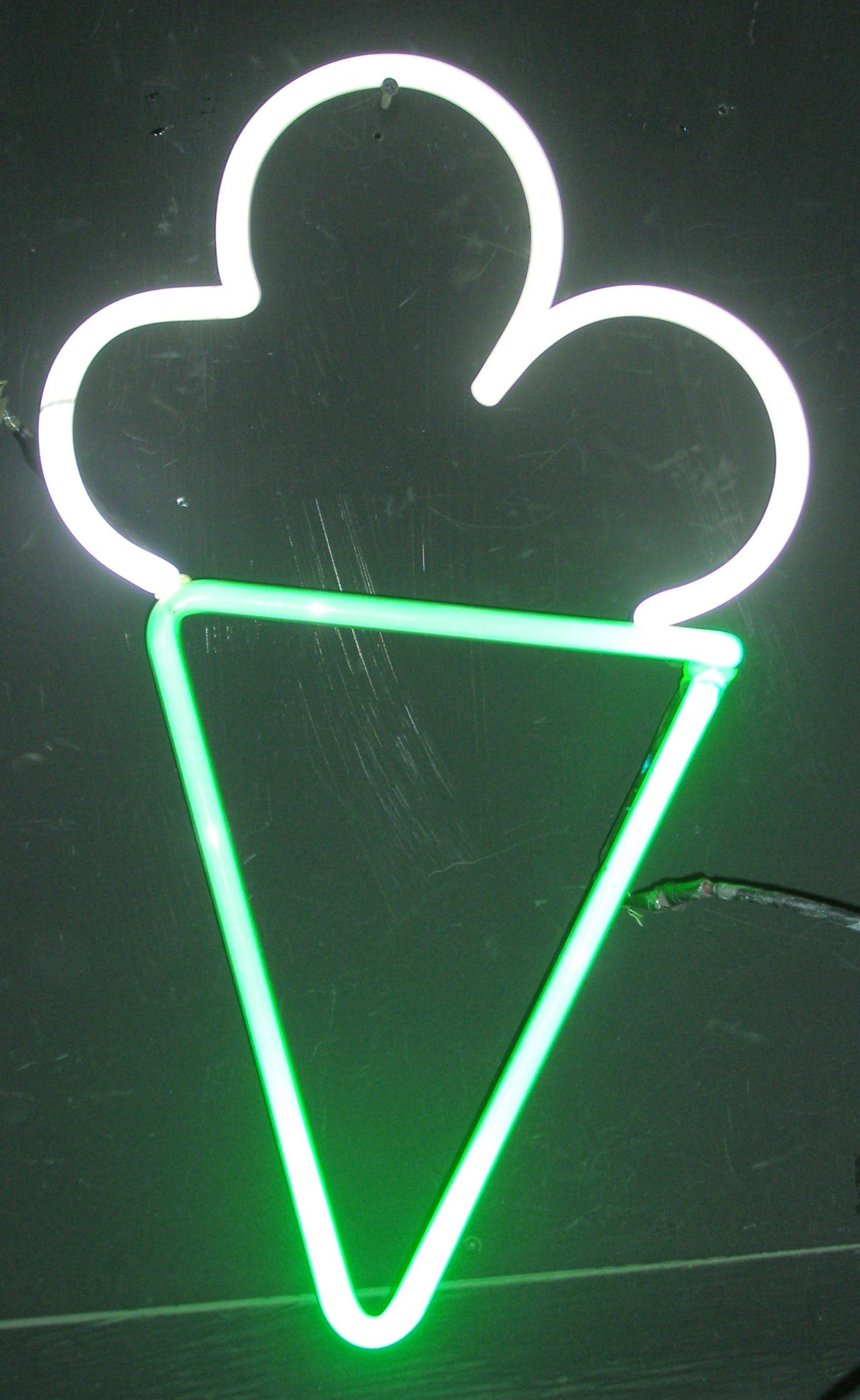 SINGLE SCOOP ICE CREAM neon sign
