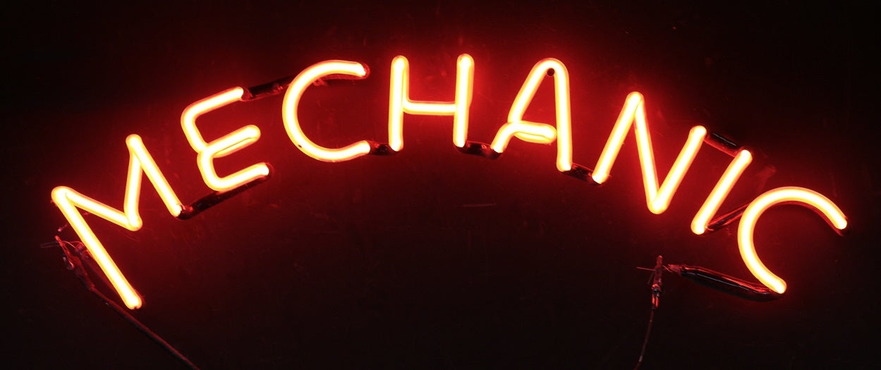 MECHANIC neon sign