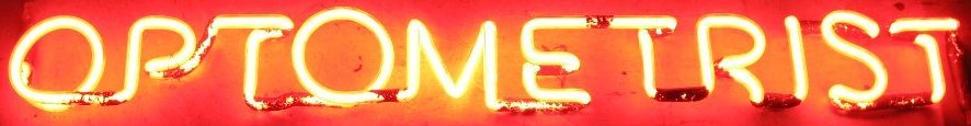 OPTOMETRIST neon sign