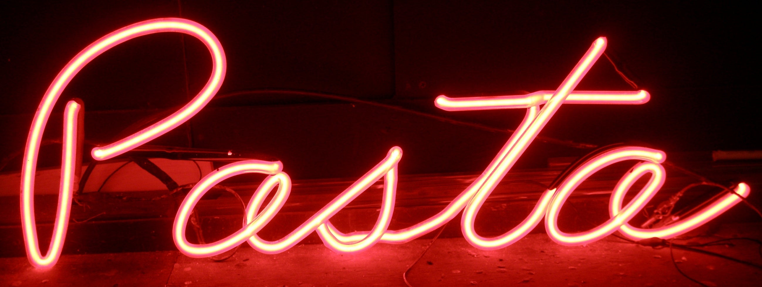 PASTA neon sign