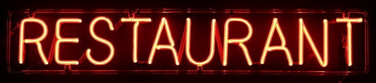 RESTAURANT neon sign